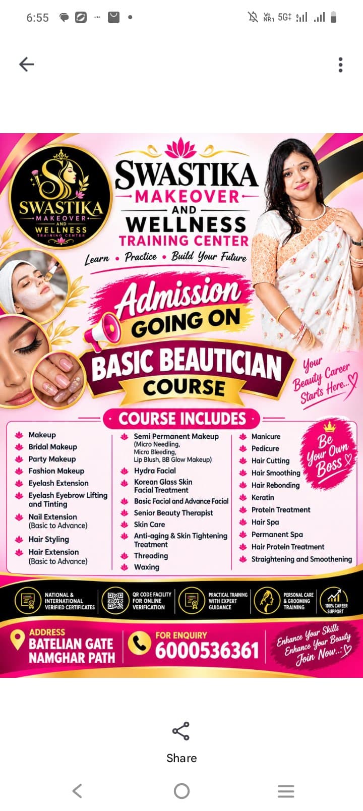 Swastika Makeover and Wellness Training Centre ๐๐ gallery image 2