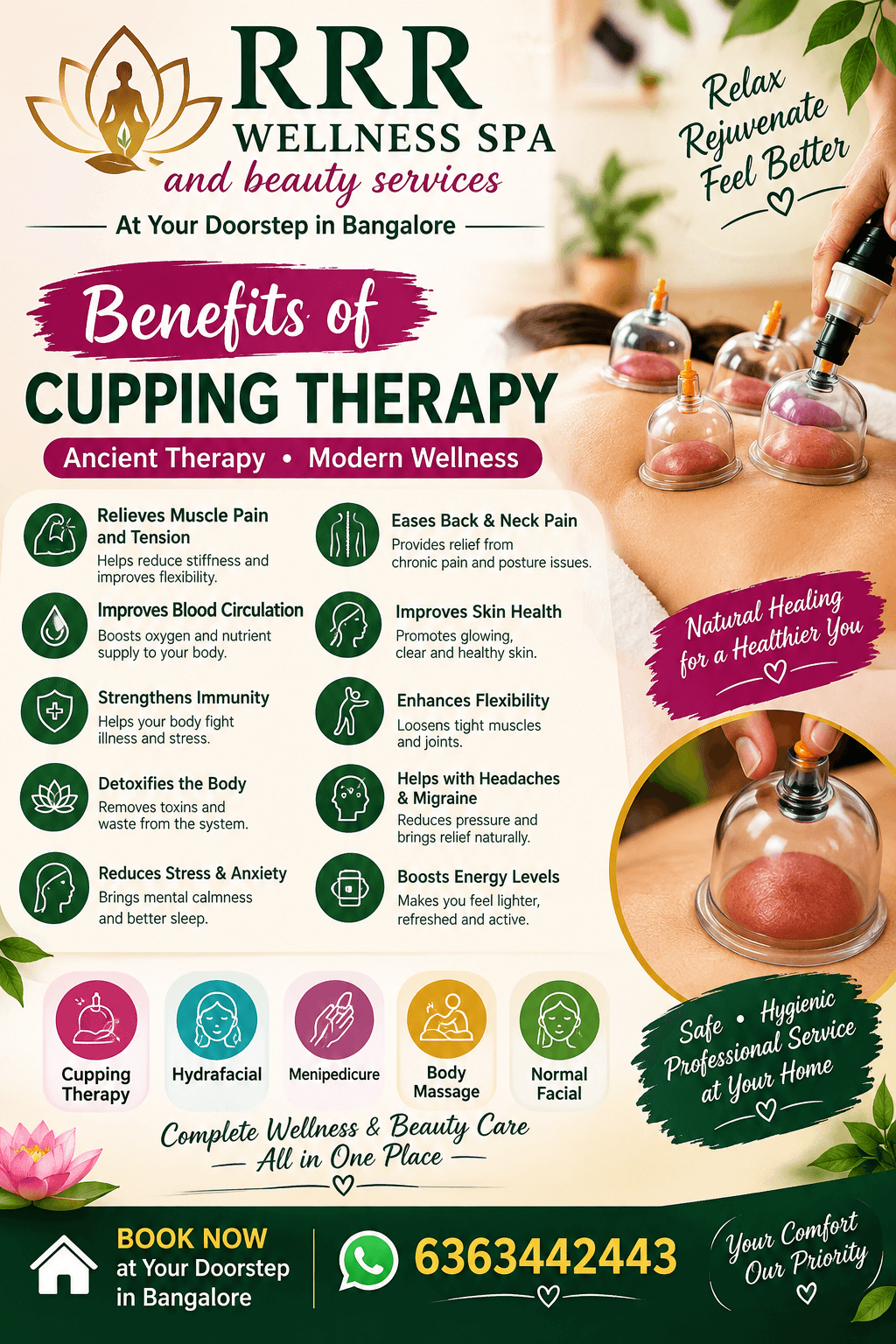 RRR WELLNESS SPA and beauty services at home in Bangalore gallery image 2