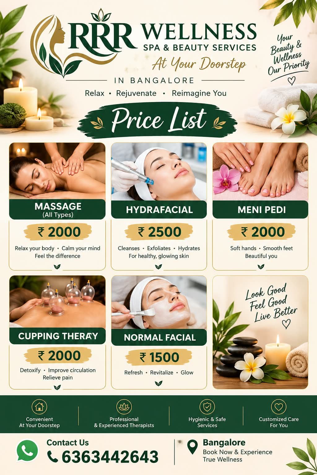 RRR WELLNESS SPA and beauty services at home in Bangalore gallery image 3