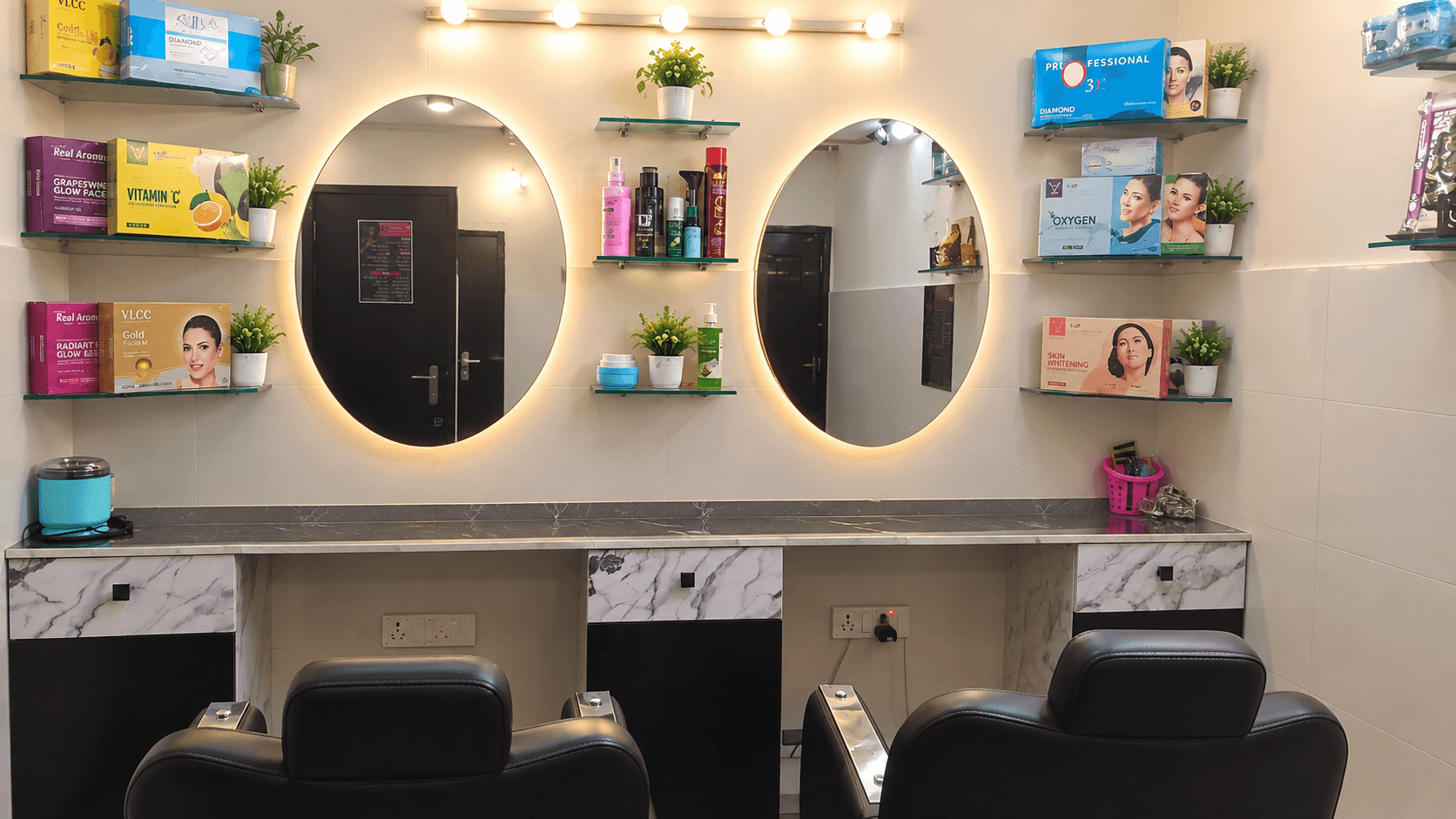 B K Beauty parlour hero visual